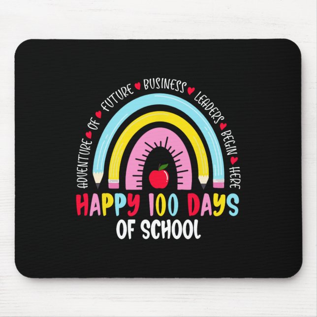100 Tage Schule 100. Schultag Mousepad (Vorne)