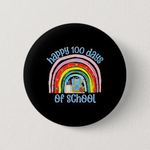 100 Tage Schule, 100. Tag der Schulzeit Mädchen Button