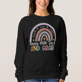 100 Tage Schule 100. Tag der zweiten Klasse Sweatshirt