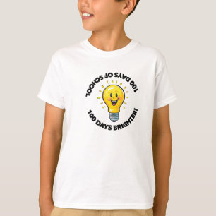 100 Tage Schule 100. Tag Schüler Klasse T-Shirt