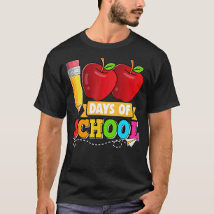 100 Tage Schule 100 Tage schlauer Schüler Lehrer T-Shirt
