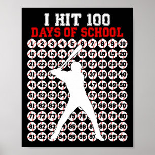 100 Tage Schule Bysebyll 100. Tag der Schule Bo Poster