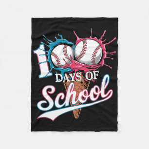 100 Tage Schule Bysebyll Ich habe 100 Tage Schule Fleecedecke