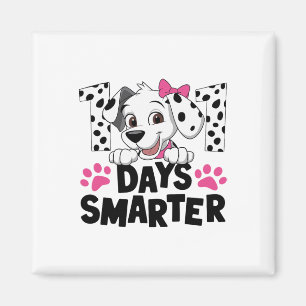 100 Tage Schule Dalmatianer Hund Jungen Kinder 100 Magnet