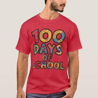 100 Tage Schule Feiern 100. Tag Meilenstein r T-Shirt