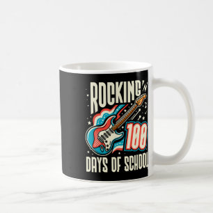100 Tage Schule feiern Retro 100. Tag der Schule Kaffeetasse