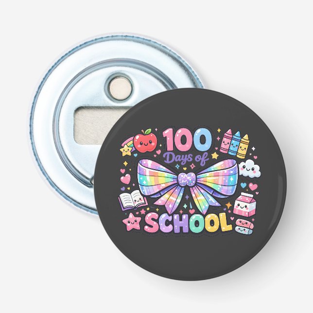 100 Tage Schule  Flaschenöffner (Vorderseite)