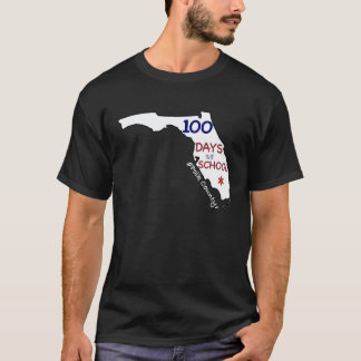 100 Tage Schule Florida Polk County Schüler te T-Shirt