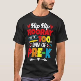 100 Tage Schule Für Kinder Jungen Vorschule Lehrer T-Shirt