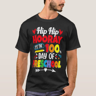 100 Tage Schule Für Kinder Jungen Vorschullehrer T-Shirt