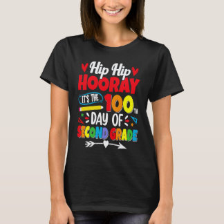 100 Tage Schule Für Kinder Jungen Zweite Klasse Le T-Shirt