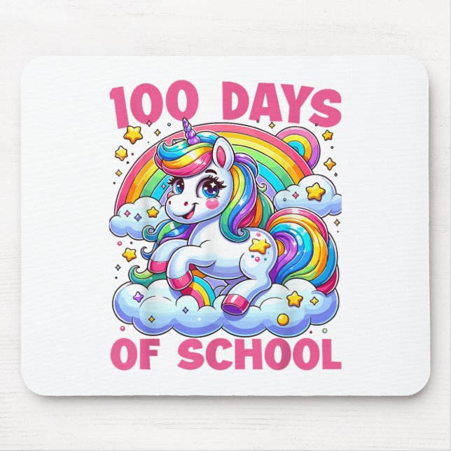 100 Tage Schule für Kinder Lehrer 100. Mousepad (Vorne)