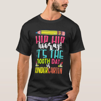 100 Tage Schule Für Kinder Mädchen Jungen Kinderga T-Shirt
