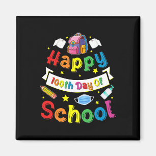100 Tage Schule für Lehrer und Studenten Geschenk Magnet