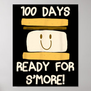 100 Tage Schule für's Design Geschenk für Poster