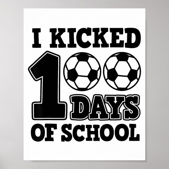 100 Tage Schule Fußball  Poster (Vorne)