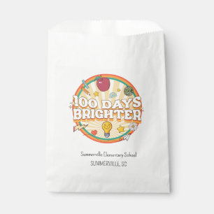 100 Tage Schule Hundert Tage 100. Groovy Geschenktütchen
