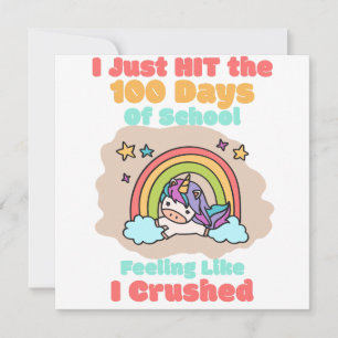 100-Tage-Schule, ich habe nur geschlagen und zerdr Karte