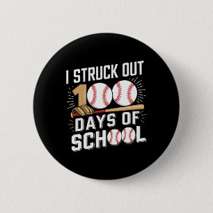100 Tage Schule Jungen Kinder 100. Tag der Schule Button