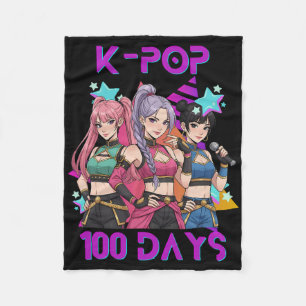 100 Tage Schule K Pop 100 Tage Stärker Kinder K- Fleecedecke