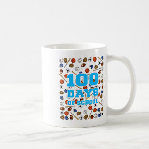 100 Tage Schule Ketll Fußball Footll Verkauf Sport Kaffeetasse