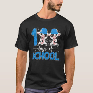 100 Tage Schule Kühe 100 Tage schlauere Schüler T-Shirt