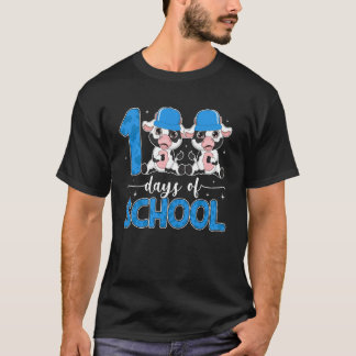 100 Tage Schule Kühe 100 Tage schlauere Schüler T-Shirt