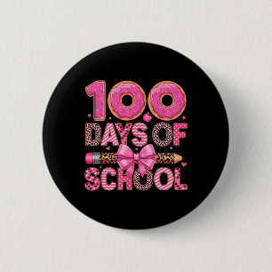 100 Tage Schule Lehrer Kinder 100 Tage Schlauer 1 Button