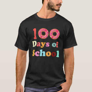 100 Tage Schule Lehrer Kinder Groovy 100. Tag T-Shirt