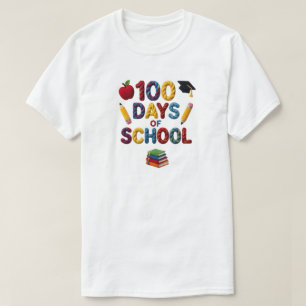 100 Tage Schule ,Lehrer, Little Miss 100 Tage T-Shirt