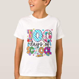 100 Tage Schule Lehrer Mädchen Kind 100. Tag Smart T-Shirt