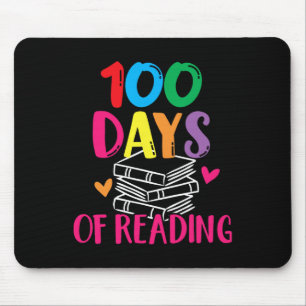 100 Tage Schule Lesen Englisch Lehrer Bücher S Mousepad