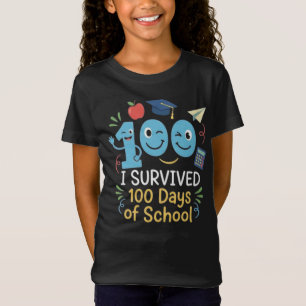 100 Tage Schule Lustige Schulfeier T-Shirt