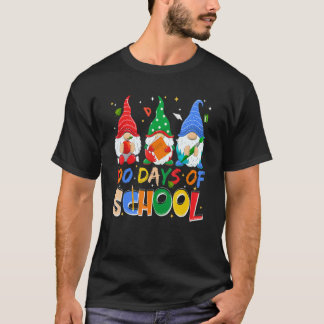 100 Tage Schule Lustiger Gnom Virtuelles Lernen Te T-Shirt