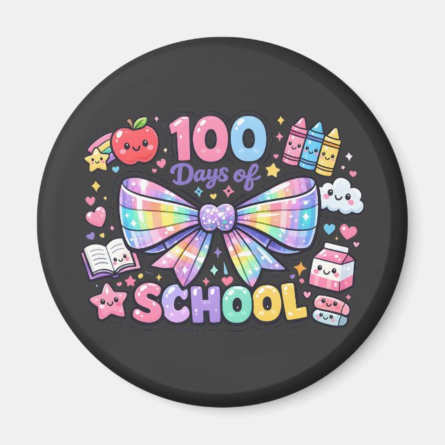 100 Tage Schule  Magnet (Vorne)