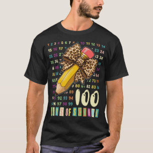 100 Tage Schule Mathe-Lehrerinnen Mädchen Zählen T-Shirt