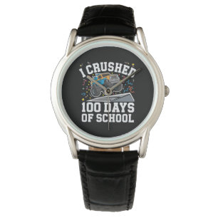 100-Tage-Schule-Monstertruck 100. Tag Schule Armbanduhr