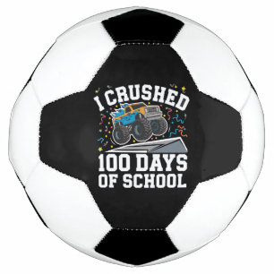 100-Tage-Schule-Monstertruck 100. Tag Schule Fußball