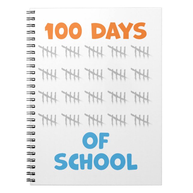 100 Tage Schule Notizblock (Vorderseite)