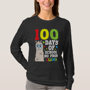 100 Tage Schule Nr. Prob llama Animal Llama 1 T-Shirt
