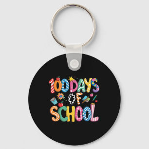 100 Tage Schule Preppy Coquette Schleife 100 Tage  Schlüsselanhänger