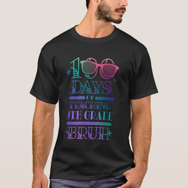 100 Tage Schule Schüler Lehrer 100 T-Shirt (Vorderseite)