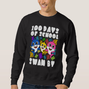 100 Tage Schule schwammen von Hai 100. Tag Jungen Sweatshirt