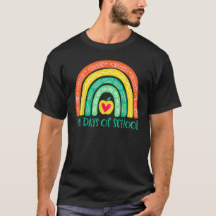 100 Tage Schule Süße Bunte Schulsachen T-Shirt