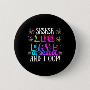100 Tage Schule und ich arbeiten an einem farbenfr Button