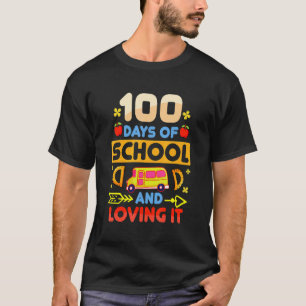100 Tage Schule Und Ich Liebe Es Lustiger Schüler T-Shirt