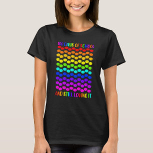 100 Tage Schule und immer noch lieben es Gesicht M T-Shirt