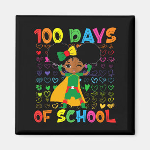 100 Tage Schule und Schwarze Geschichte Monat Afri Magnet