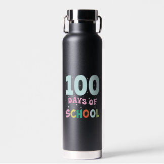 100 Tage Schule Zurück zur Schule Trinkflasche