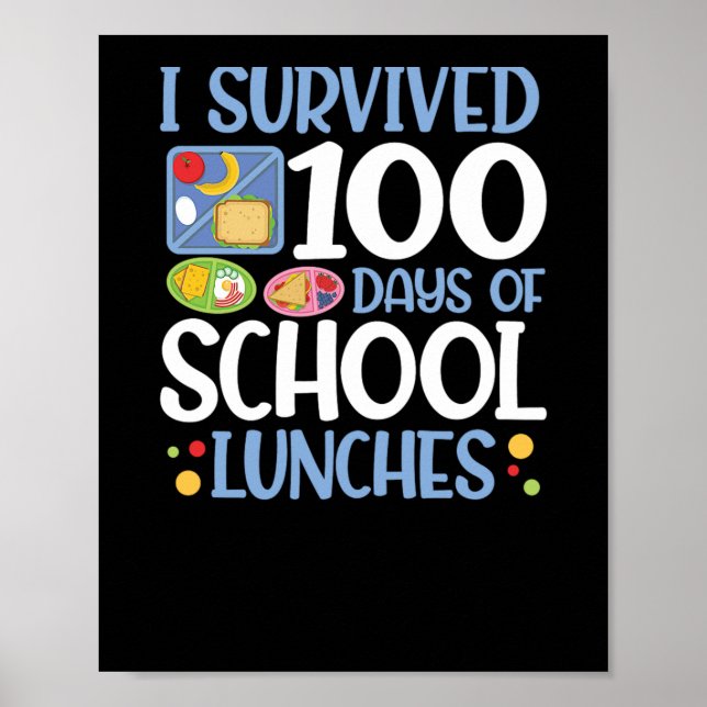 100 Tage Schulessen 100. Schultag(1) Poster (Vorne)